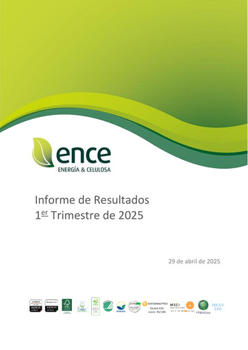 Thumbnail ENCE Energía y Celulosa Quarterly Report 2025-q1
