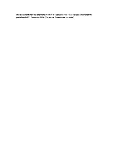 Thumbnail Neinor Homes Financial Statement 2020