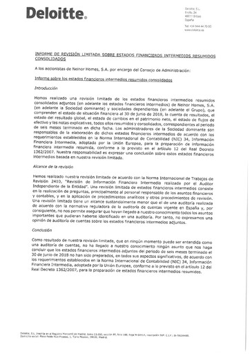 Thumbnail Neinor Homes Half-year Report 2018-h1