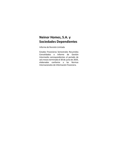 Thumbnail Neinor Homes Half-year Report 2024-h1