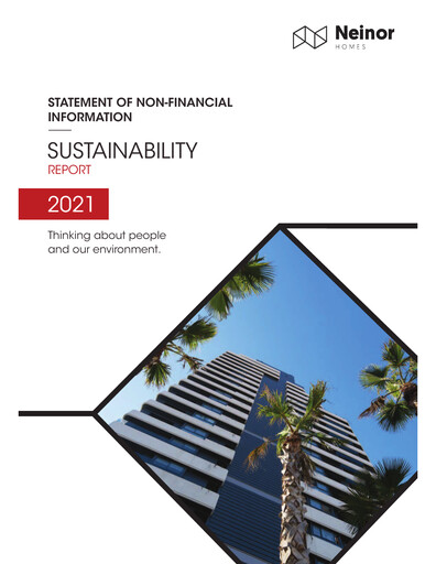 Thumbnail Neinor Homes Sustainability Report 2021
