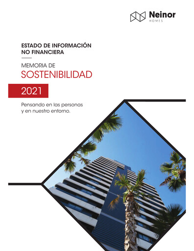 Thumbnail Neinor Homes Sustainability Report 2021