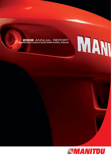Thumbnail Manitou Group
 Annual Report 2008