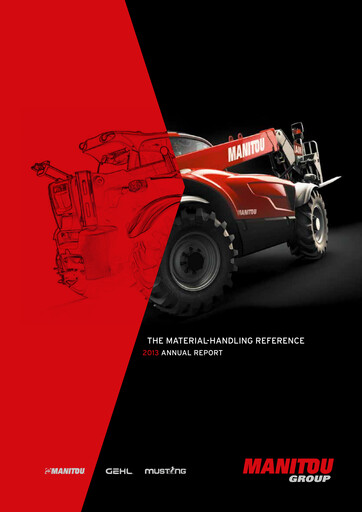 Thumbnail Manitou Group
 Annual Report 2013