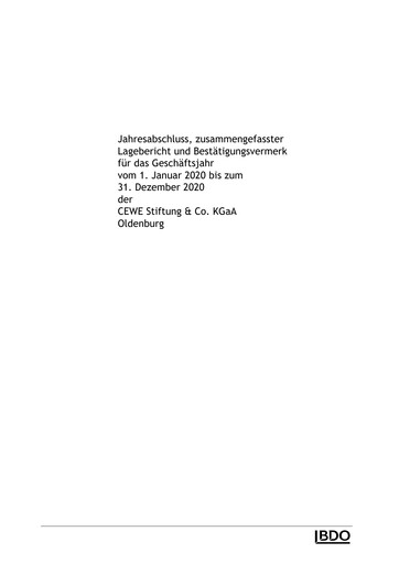 Thumbnail CEWE Financial Statement 2020