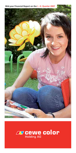 Thumbnail CEWE Half-year Report 2007-h1
