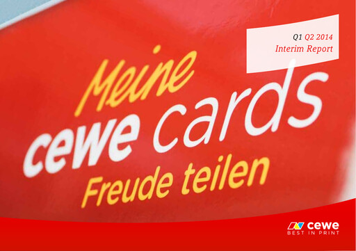 Miniature CEWE Rapport semestriel 2014-h1