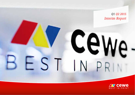 Miniature CEWE Rapport semestriel 2015-h1