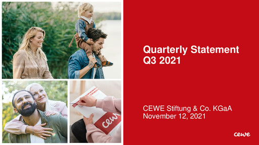 Thumbnail CEWE Quarterly Report 2021-q3