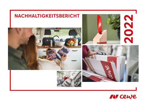 Vorschaubild CEWE Nachhaltigkeitsbericht 2022