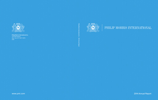 Thumbnail Philip Morris International Annual Report 2014