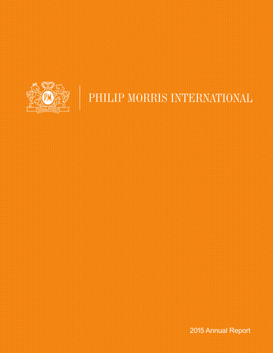 Thumbnail Philip Morris International Annual Report 2015