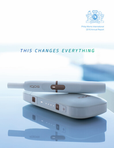 Thumbnail Philip Morris International Annual Report 2016