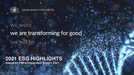 Thumbnail Philip Morris International ESG Report 2021