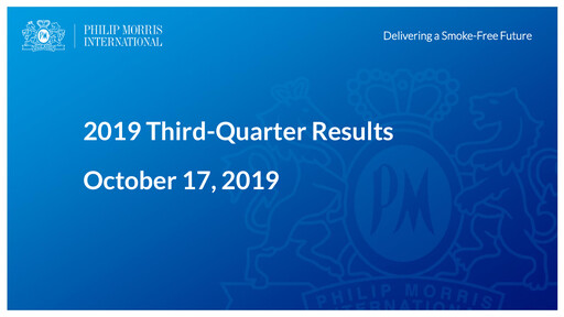Thumbnail Philip Morris International Quarterly Report 2019-q3