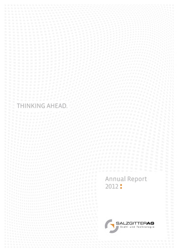 Thumbnail Salzgitter Annual Report 2012