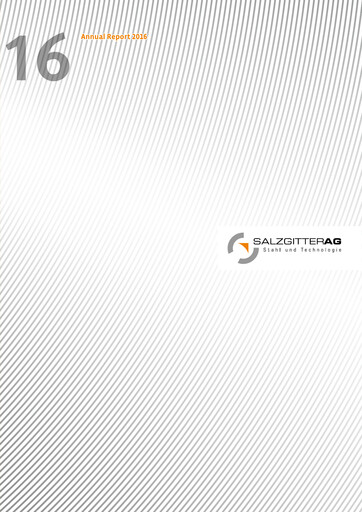Thumbnail Salzgitter Annual Report 2016