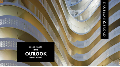Thumbnail Kaufman & Broad Financial Report 2016