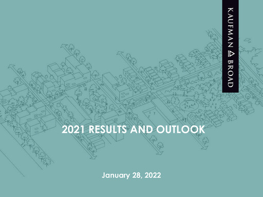 Thumbnail Kaufman & Broad Financial Report 2021