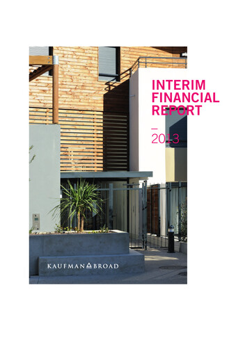 Thumbnail Kaufman & Broad Half-year Report 2013-h1