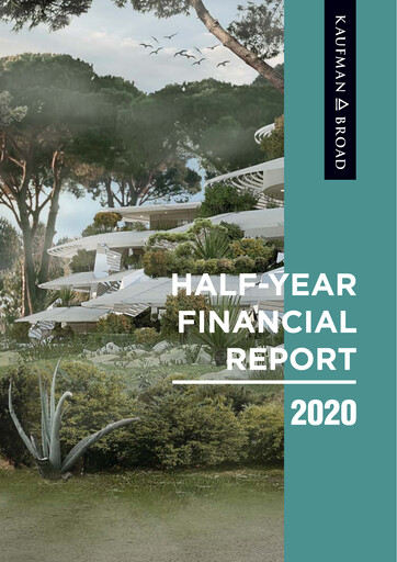 Thumbnail Kaufman & Broad Half-year Report 2020-h1