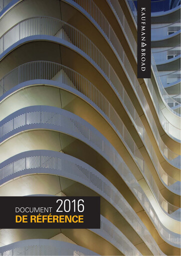 Thumbnail Kaufman & Broad Universal Registration Document 2016