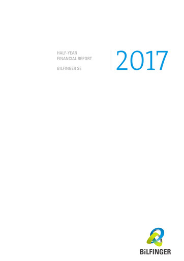 Thumbnail Bilfinger Financial Report 2017-h1