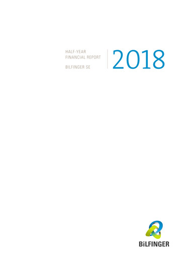 Thumbnail Bilfinger Financial Report 2018-h1