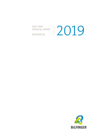 Thumbnail Bilfinger Financial Report 2019-h1