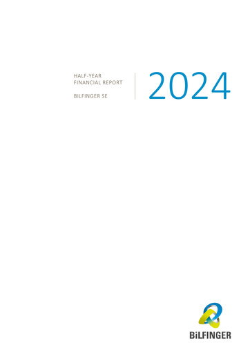 Thumbnail Bilfinger Financial Report 2024-h1