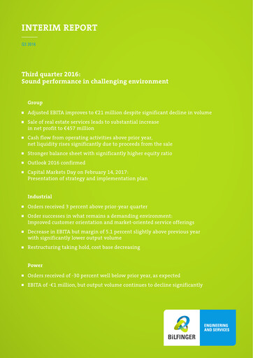 Thumbnail Bilfinger Quarterly Report 2016-q3