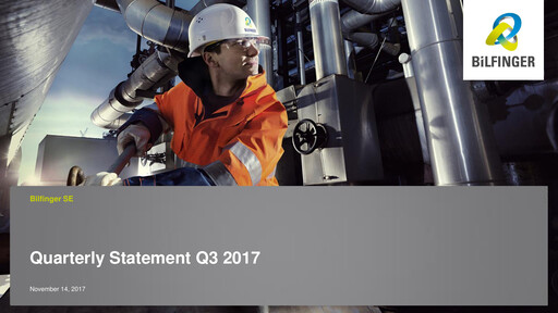 Thumbnail Bilfinger Quarterly Report 2017-q3
