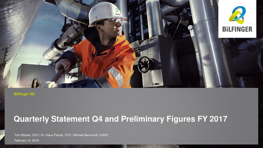 Thumbnail Bilfinger Quarterly Report 2017-q4