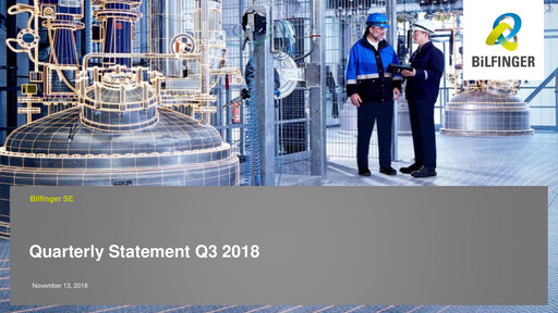 Thumbnail Bilfinger Quarterly Report 2018-q3