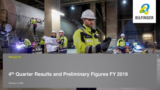 Thumbnail Bilfinger Quarterly Report 2019-q4