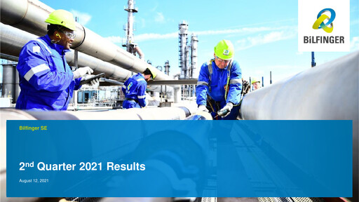 Thumbnail Bilfinger Quarterly Report 2021-q2