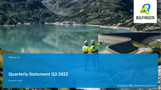 Thumbnail Bilfinger Quarterly Report 2022-q3