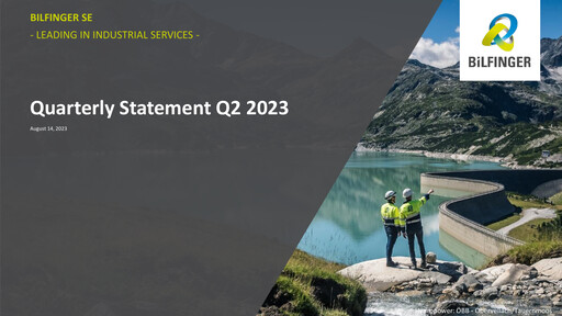 Thumbnail Bilfinger Quarterly Report 2023-q2