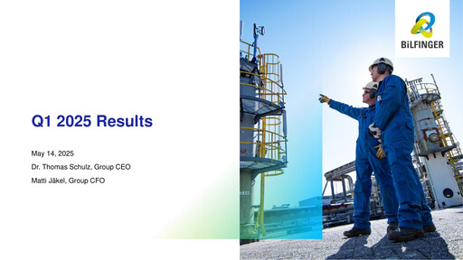 Thumbnail Bilfinger Quarterly Report 2025-q1