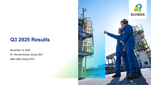 Thumbnail Bilfinger Quarterly Report 2025-q3