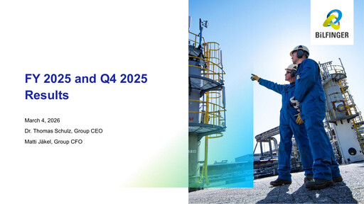 Thumbnail Bilfinger Quarterly Report 2025-q4