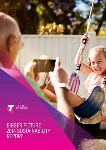 Thumbnail Telstra Sustainability Report 2014