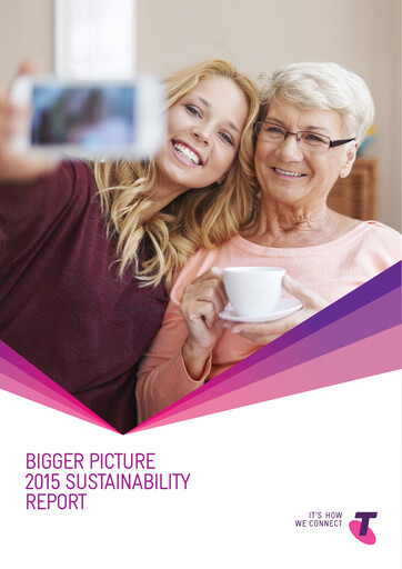 Thumbnail Telstra Sustainability Report 2015