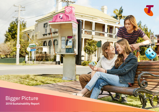 Thumbnail Telstra Sustainability Report 2018