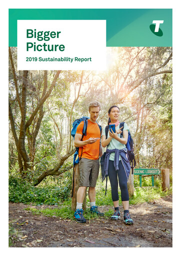 Thumbnail Telstra Sustainability Report 2019