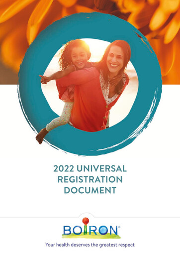 Thumbnail Boiron Universal Registration Document 2022