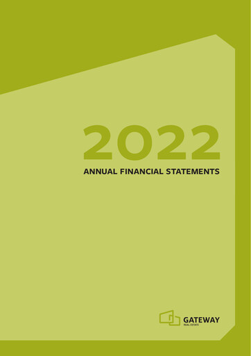 Vorschaubild Gateway Real Estate Finanzmitteilung 2022