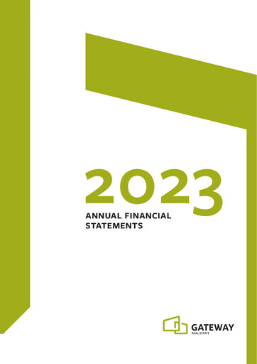 Vorschaubild Gateway Real Estate Finanzmitteilung 2023