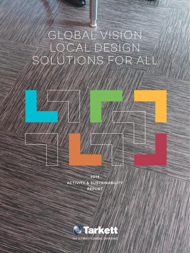 Thumbnail Tarkett Sustainability Report 2014