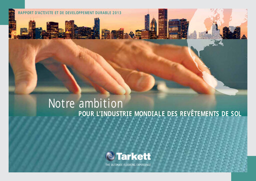 Thumbnail Tarkett Sustainability Report 2013